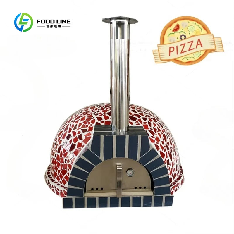 Customized High Quality Large Commercial Wood Fired Pizza Oven Wooden Fire Outdoor Bake Toaster Pizza Ovens