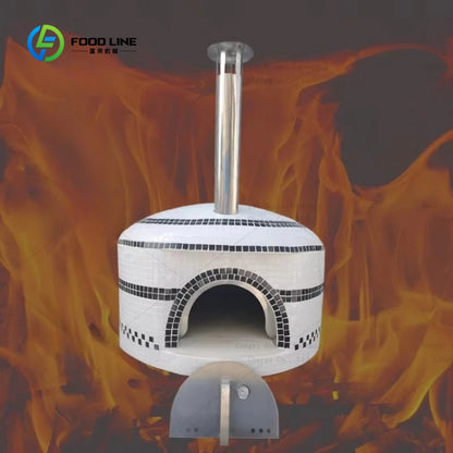 Customized High Quality Large Commercial Wood Fired Pizza Oven Wooden Fire Outdoor Bake Toaster Pizza Ovens