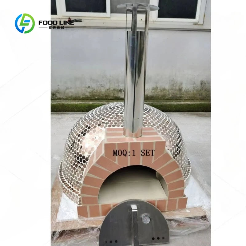 Customized High Quality Large Commercial Wood Fired Pizza Oven Wooden Fire Outdoor Bake Toaster Pizza Ovens